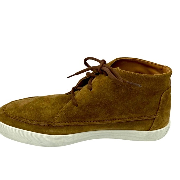 NWOB Longchamp Brown Suede Ankle Boots - Sz Fr 41 = US 8 - Picture 3 of 9